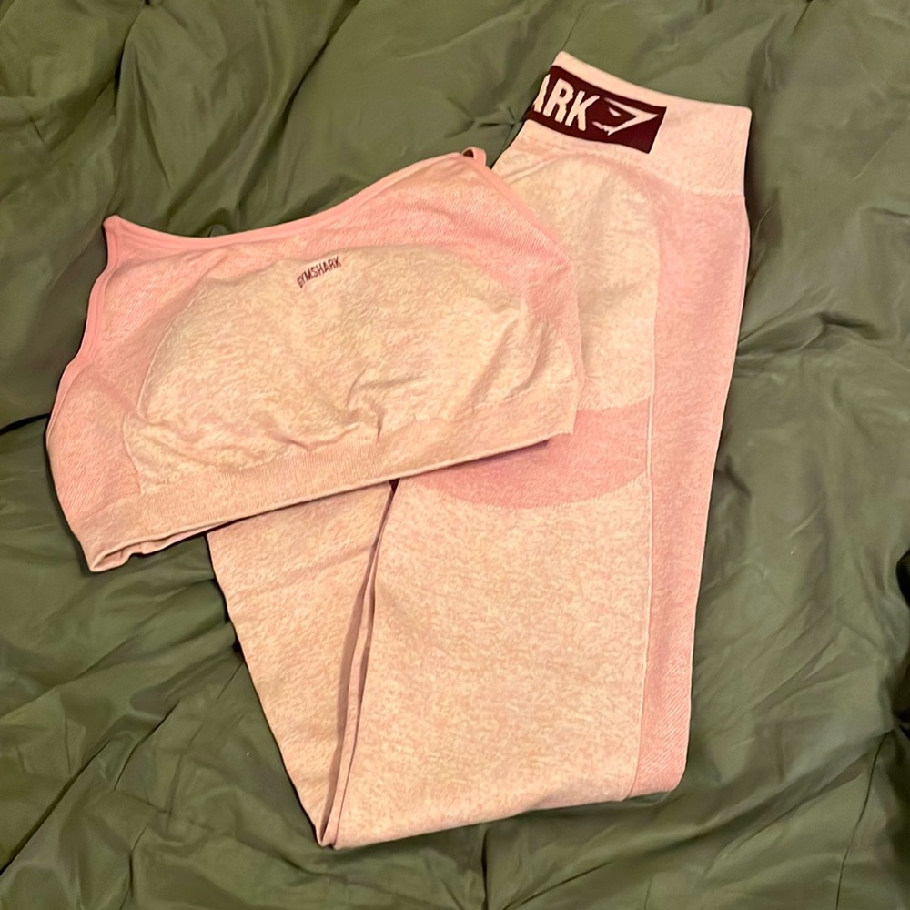 Gymshark Pink Marl Set